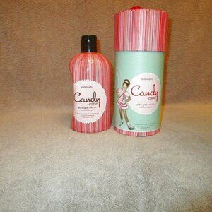 Philosophy Candy Cane Bubble Bath Shampoo Shower Gel Limited Edition 24oz SEALED
